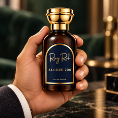 ALLURE 200 bottle held in hand