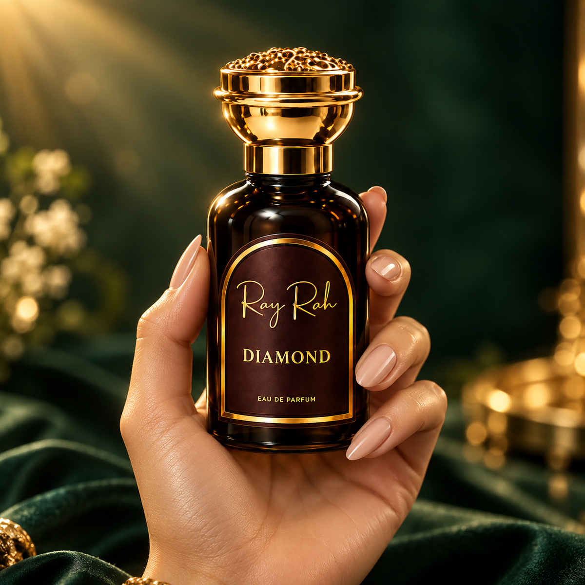 DIAMOND lifestyle image in a female hand