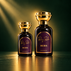 HERS 50 ml and 100 ml size comparison