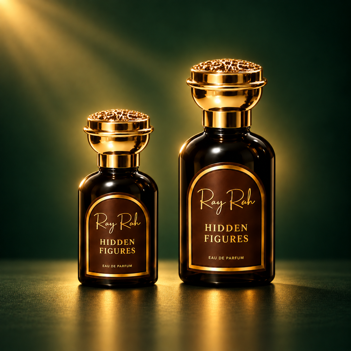 Hidden Figures 50 ml and 100 ml size comparison