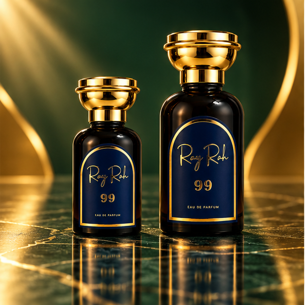 RAY 99 50 ml and 100 ml size comparison