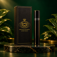 10 ml pocket size — black travel atomizer and black Rayrah gift box