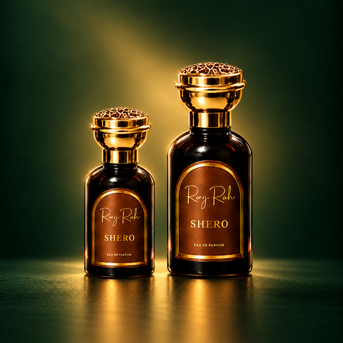 SHERO 50 ml and 100 ml size comparison