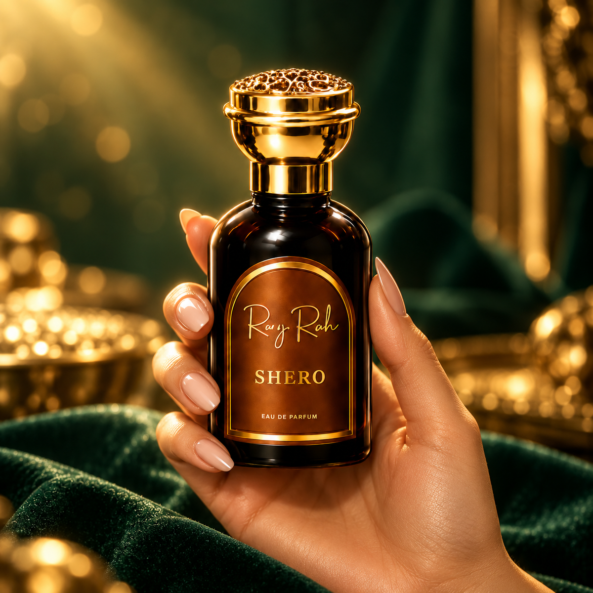 SHERO lifestyle image in a female hand